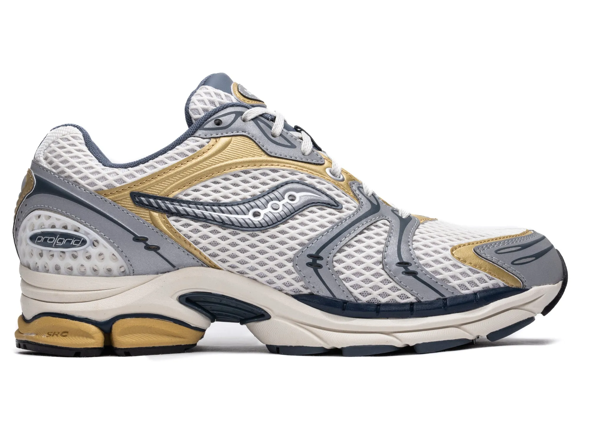 Saucony Progrid Triumph 4 running in a ski lift area shoes midfoot - support running gear
