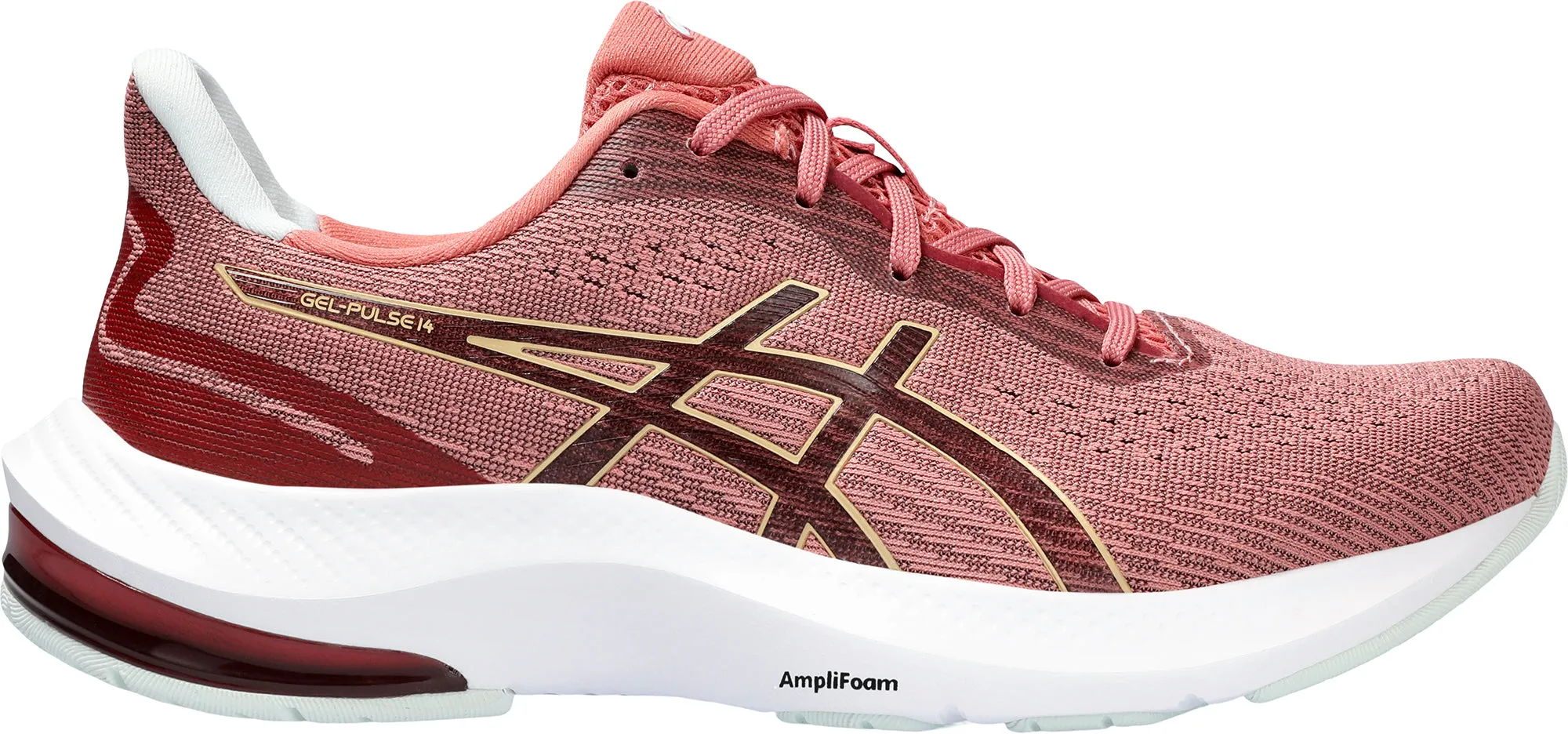Asics Gel Pulse 14 Womens Running Shoes - Pink Non Slip Insole
