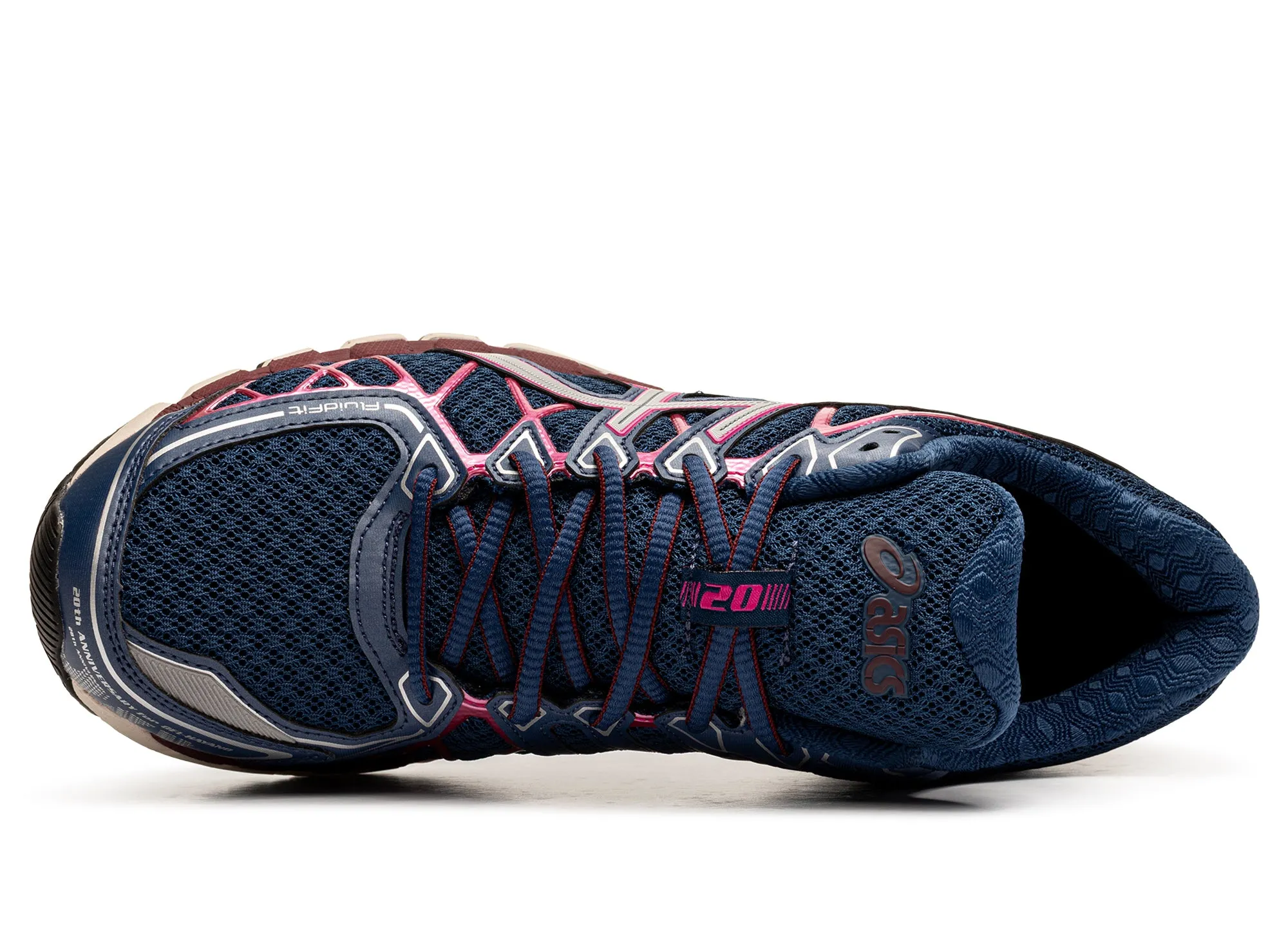 Lightweight Carrier youth shoes Asics Gel-Kayano 20 'Independence Blue / Pure Silver'
