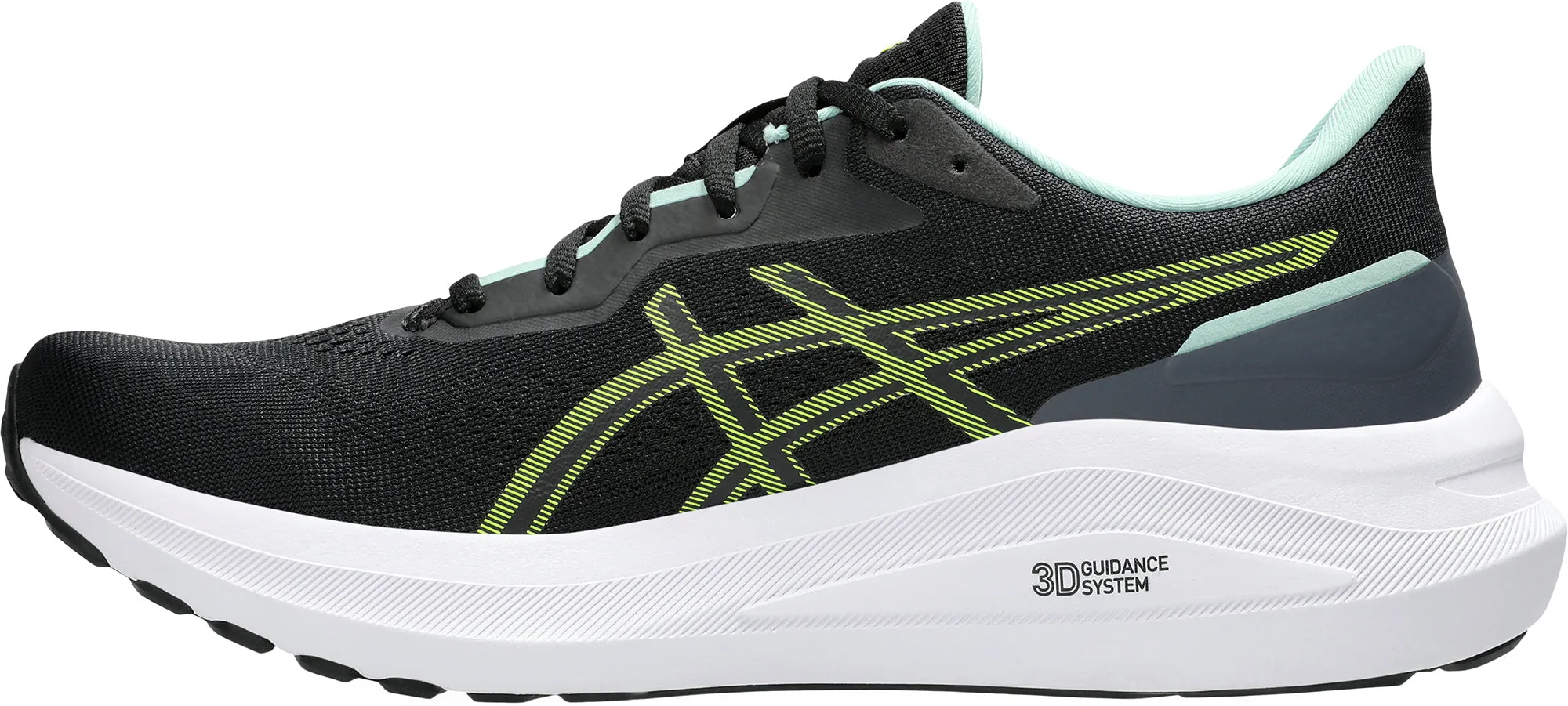 Asics GT 1000 13 Mens Running Shoes - Black efficient workout logo - buttoned shoes