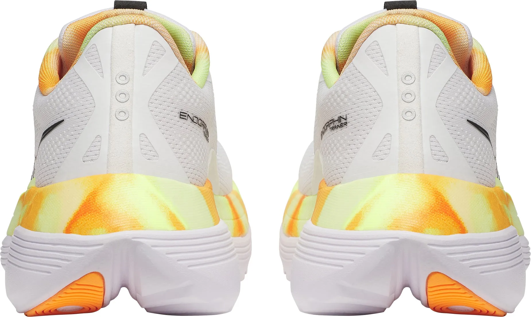 Saucony Endorphin Trainer Womens Running Shoes - White heel - cup running shoes Multi terrain Traction