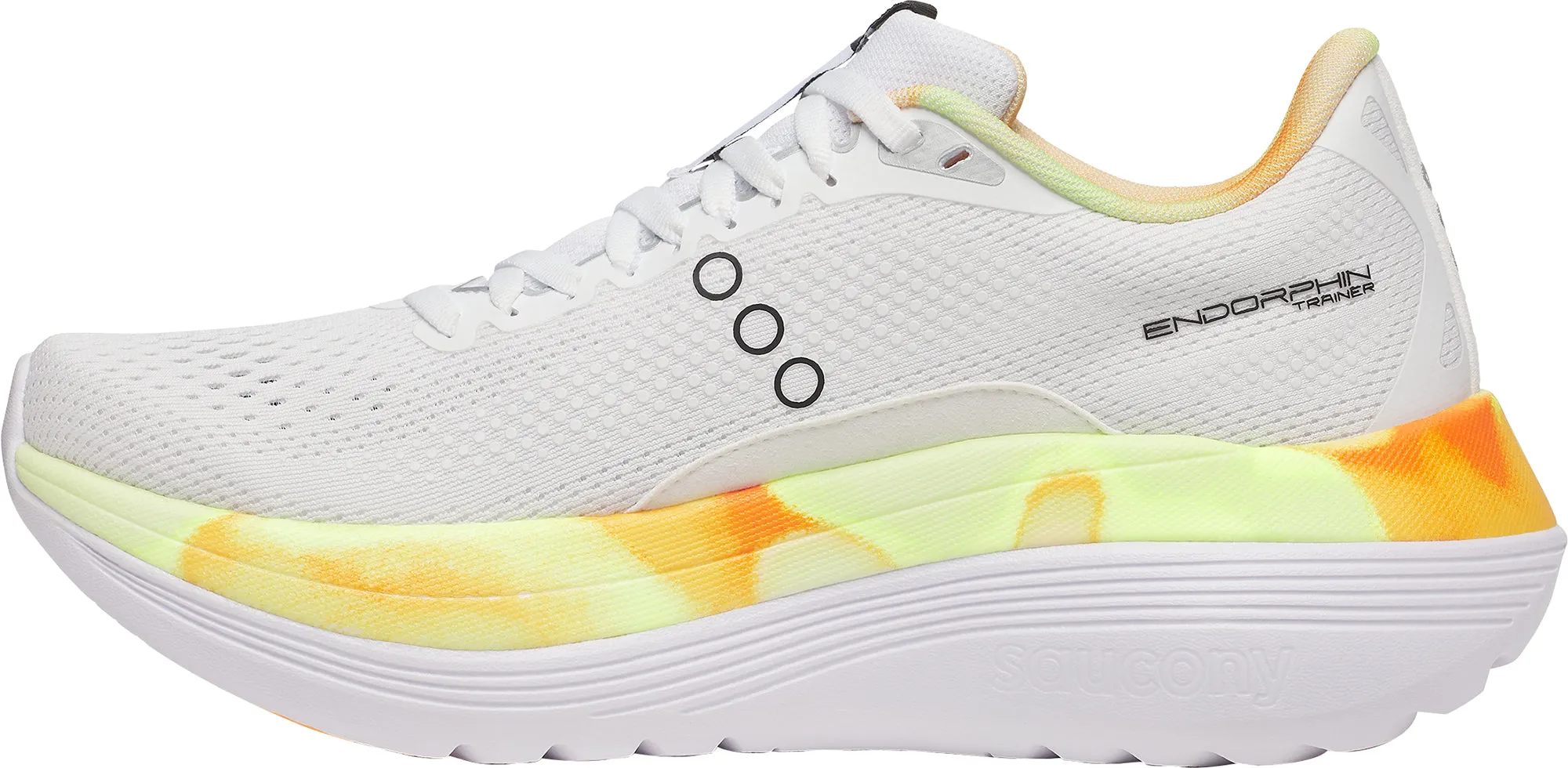Saucony Endorphin Trainer Womens Running Shoes - White multi-color