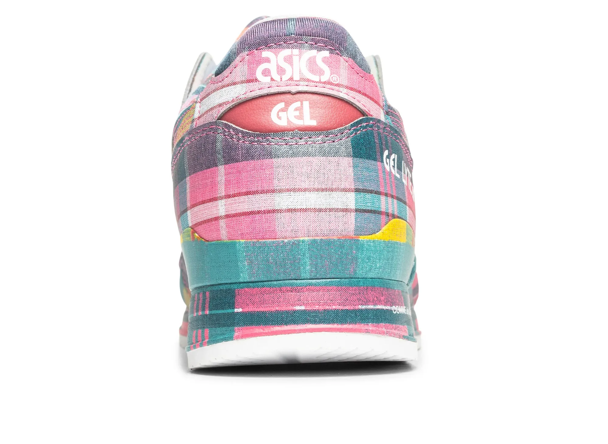 gym-goer Comme des Gar?ons SHIRT x ASICS Gel Lyte III in Pink Plaid