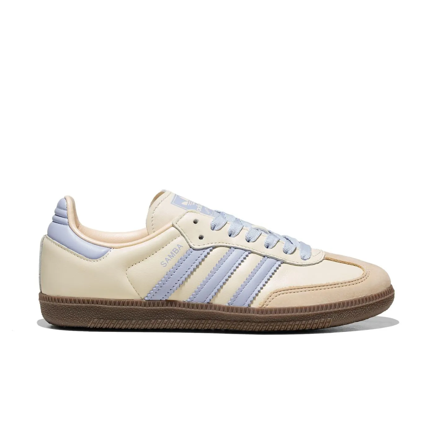 Comfortable Arch Cushion Adidas Originals Samba OG W Cream White/Violet Tone/Sand