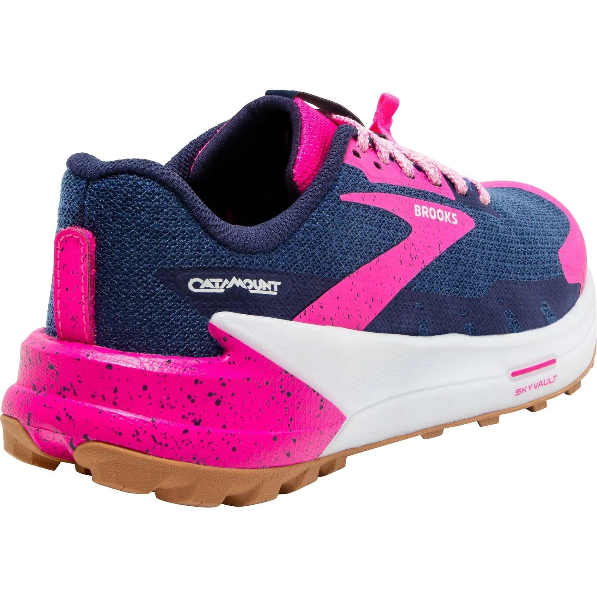 Brooks Catamount 2 Womens Trail Running Shoes - Navy odor - resistant treatment shoes