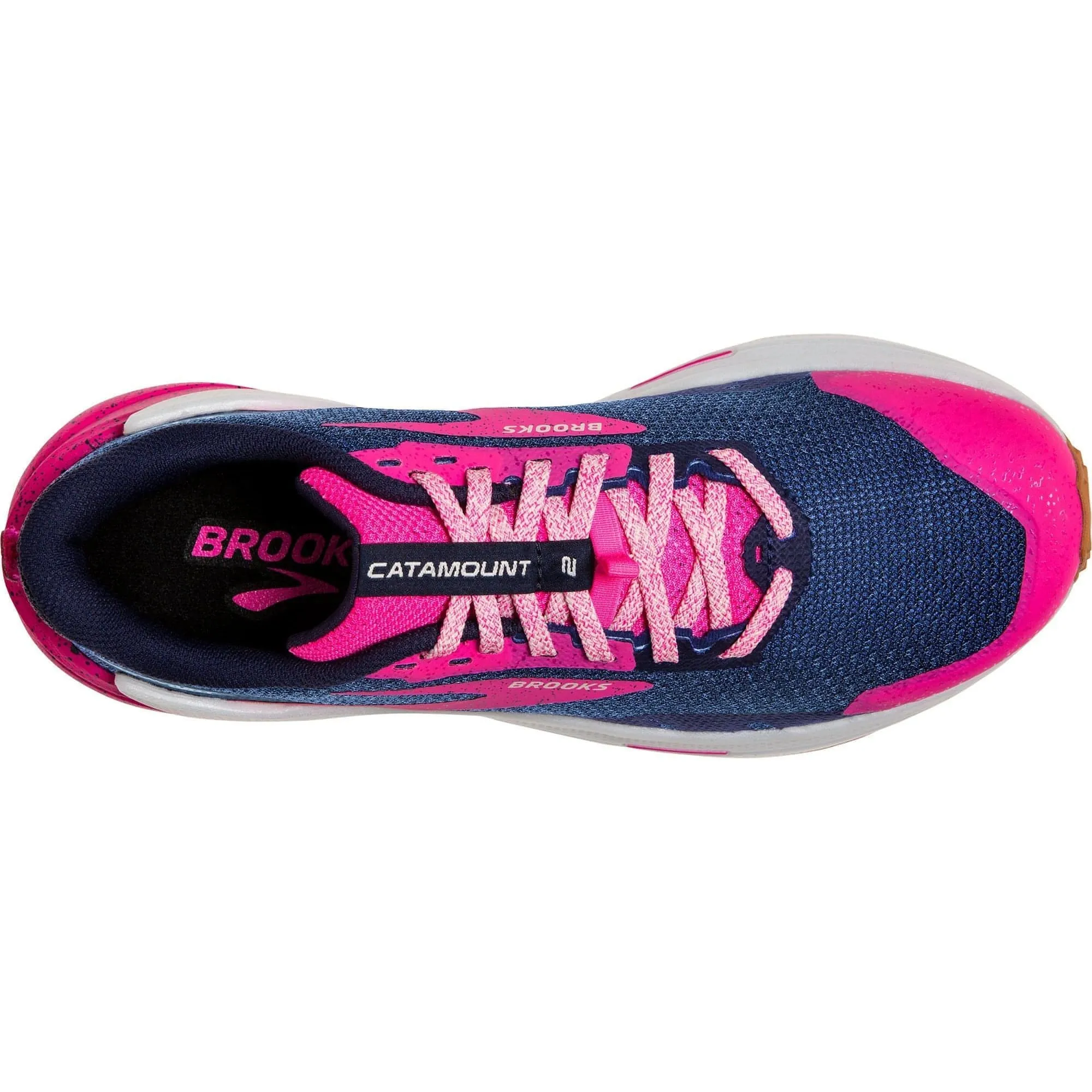 heel cup insert Brooks Catamount 2 Womens Trail Running Shoes - Navy