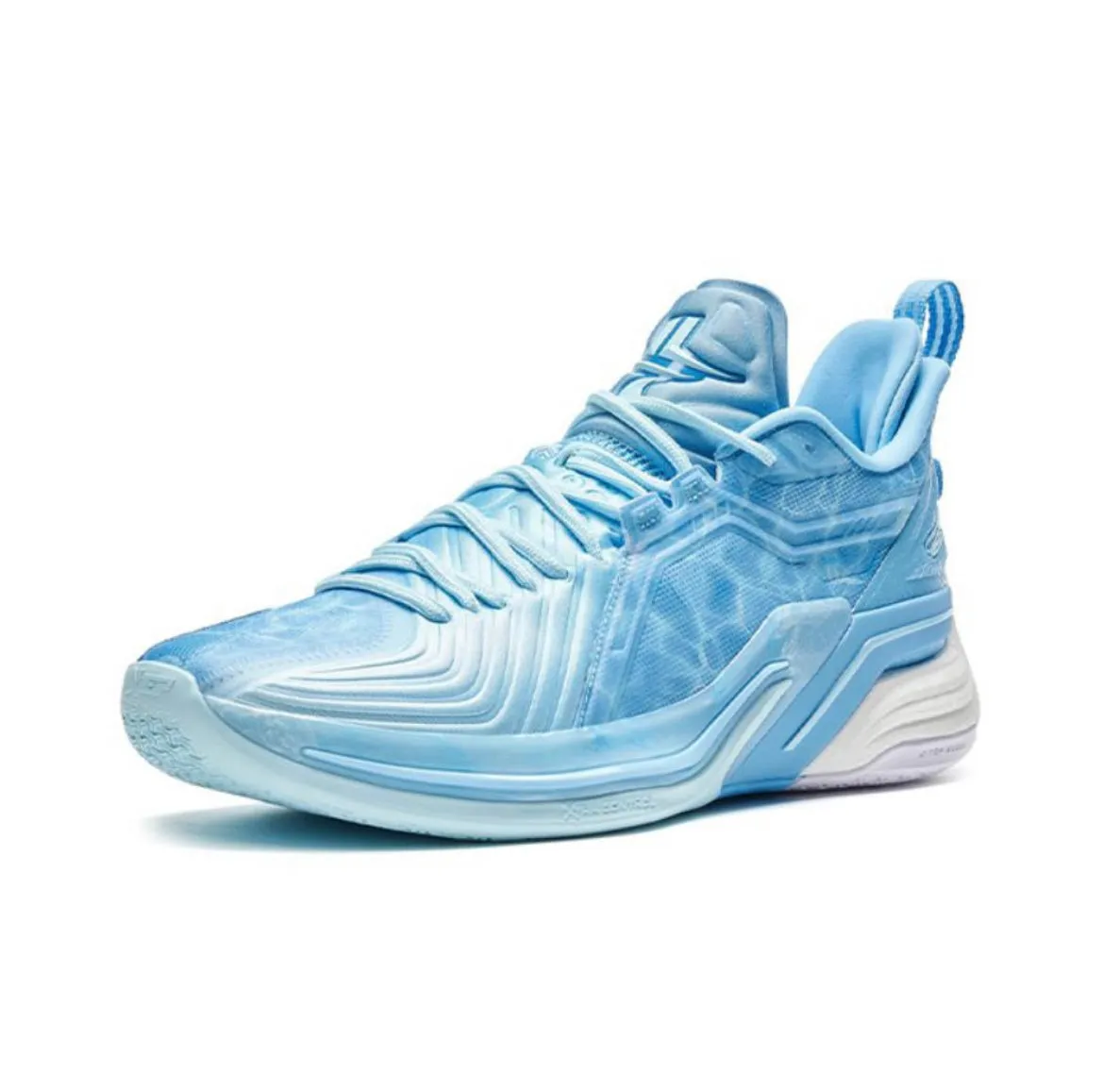 Cushioned heel cup Xtep Jeremy Lin Jlin 3 - North Carolina Blue