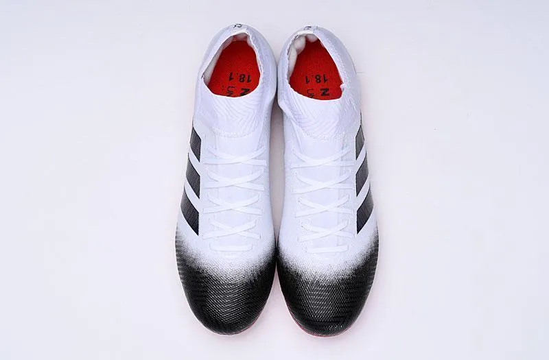 New Adidas Nemeziz 18.1 Spectral Mode FG Soccer Cleats Shoes White Red Game Ready Design