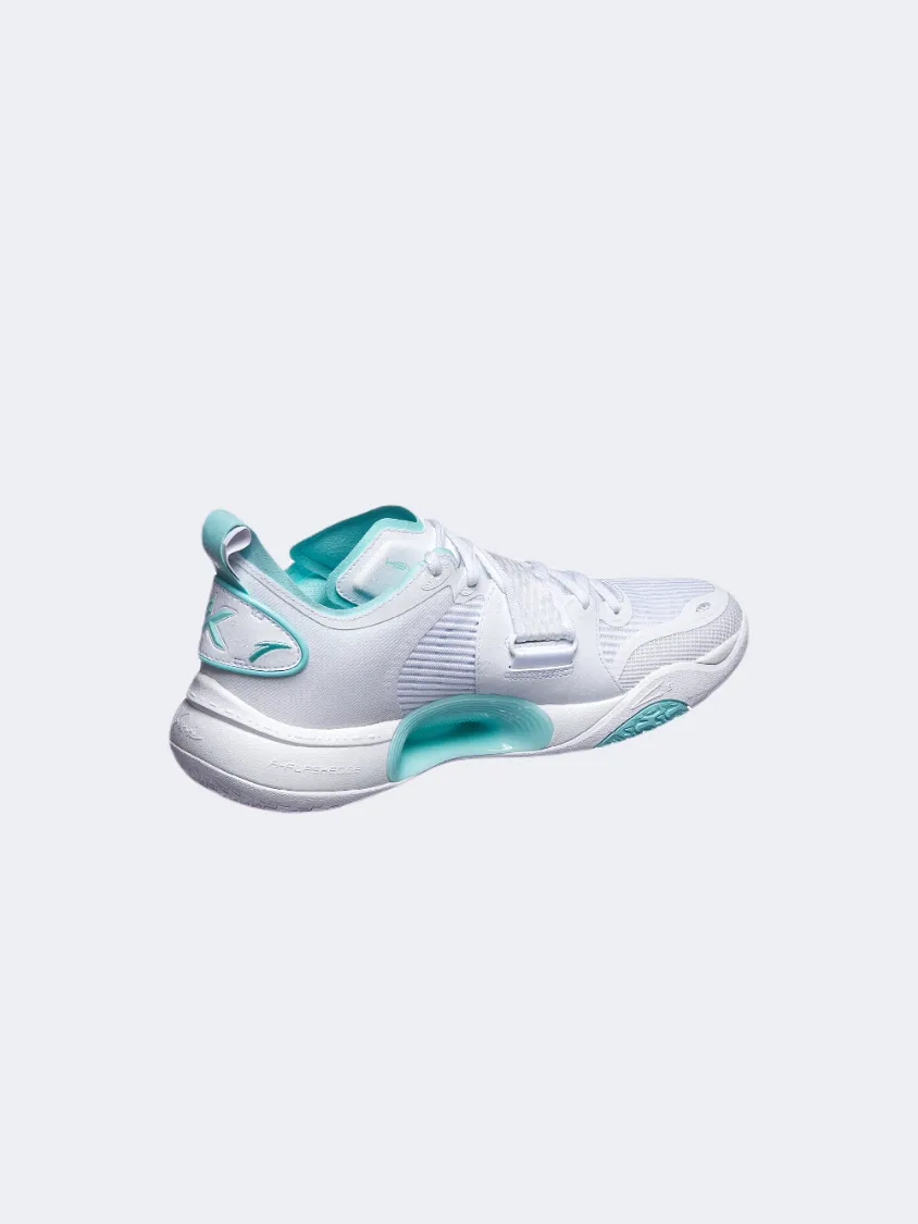 Anta Splash 6 Men Basketball Shoes White/Blue Fiber Mix