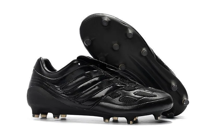 Adidas Predator Precision FG Soccer Cleats All Black Street Style