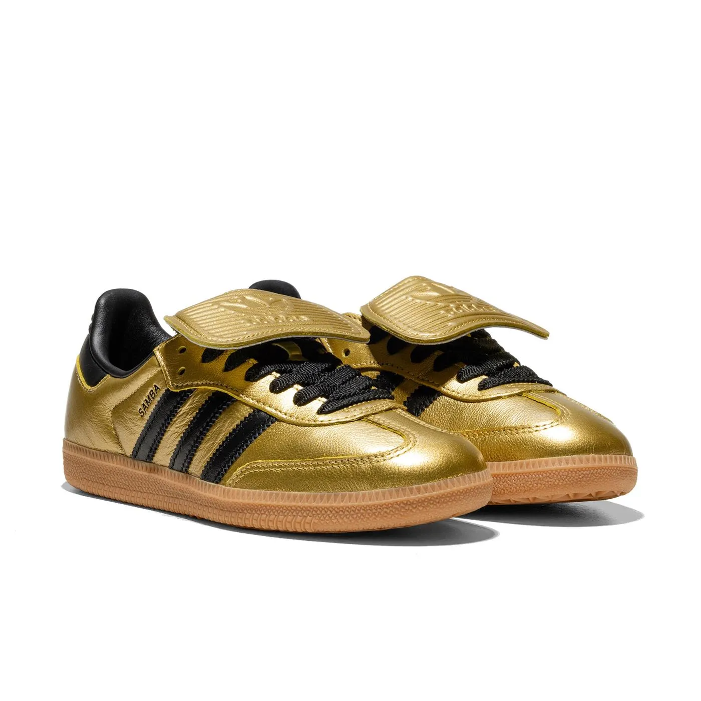 Adidas Originals Samba LT W Gold Metallic/Core Black/Gum Outdoor Fit Simple Fit