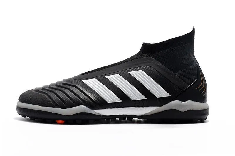 New Adidas Predator TF Primeknit Soccer Cleats Shoes Black White Game Preparation
