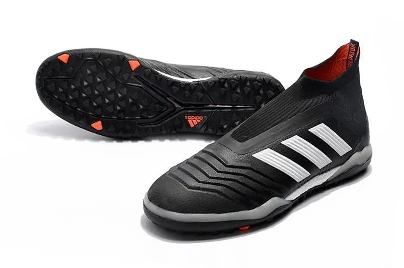 Adaptive Sole Responsive Design New Adidas Predator TF Primeknit Soccer Cleats Shoes Black White