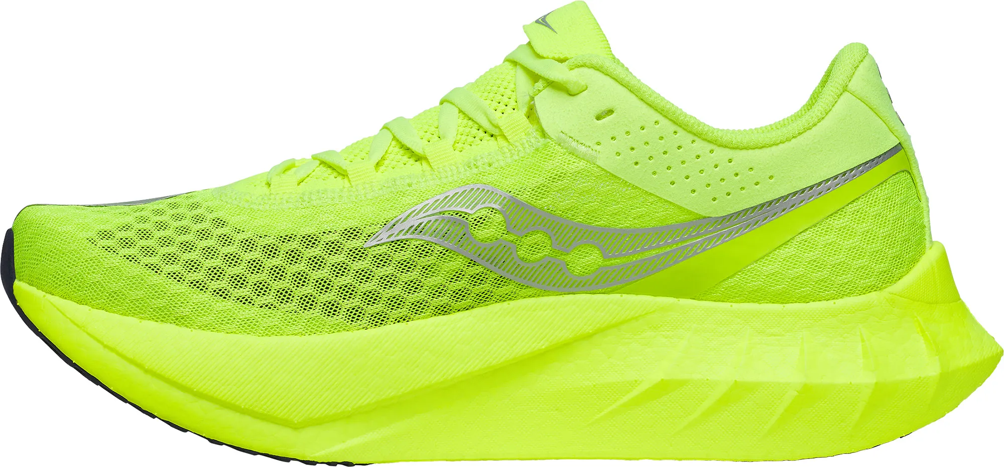 removable insole running shoes Saucony Endorphin Pro 4 Mens Running Shoes - Yellow