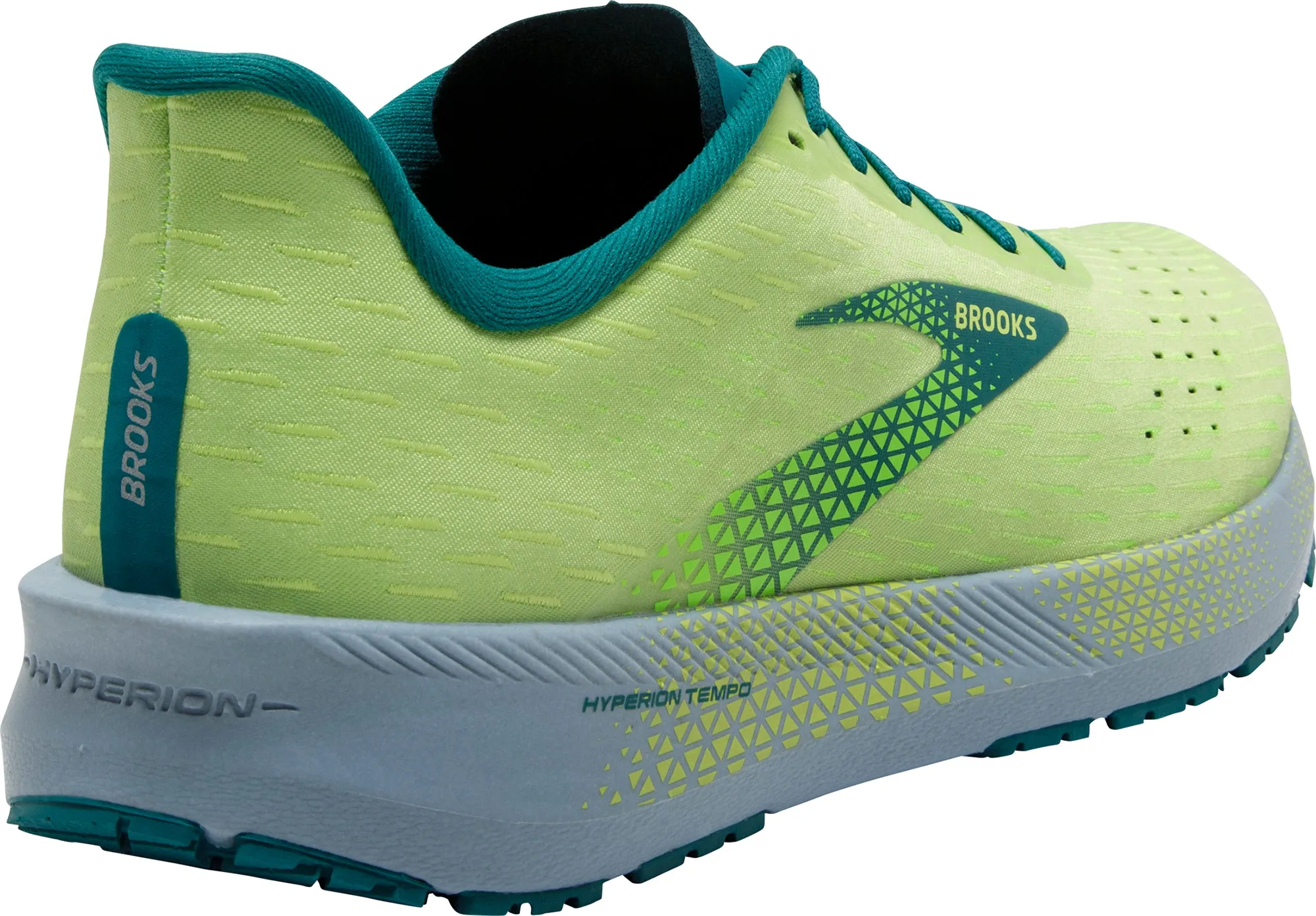 Brooks Hyperion Tempo Mens Running Shoes - Green mid - top