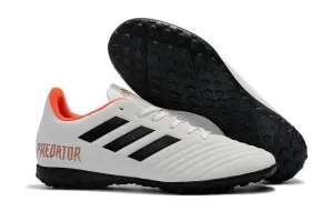 Minimal Design Maximum Flex New Adidas Predator TF Soccer Cleats Shoes Gray Black Orange
