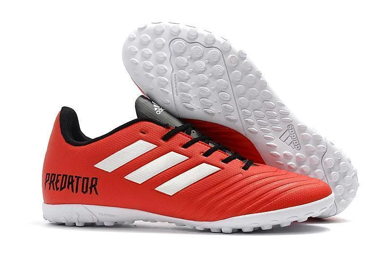 New Adidas Predator Accelerator TF Soccer Cleats Shoes Red White Black Start Sprint