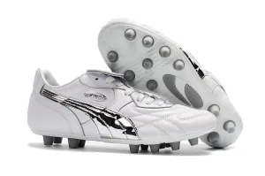 Cushioned Midsole Foot Power PUMA King Top M.I.I CHROME FG Soccer Cleats White Silver Metallic