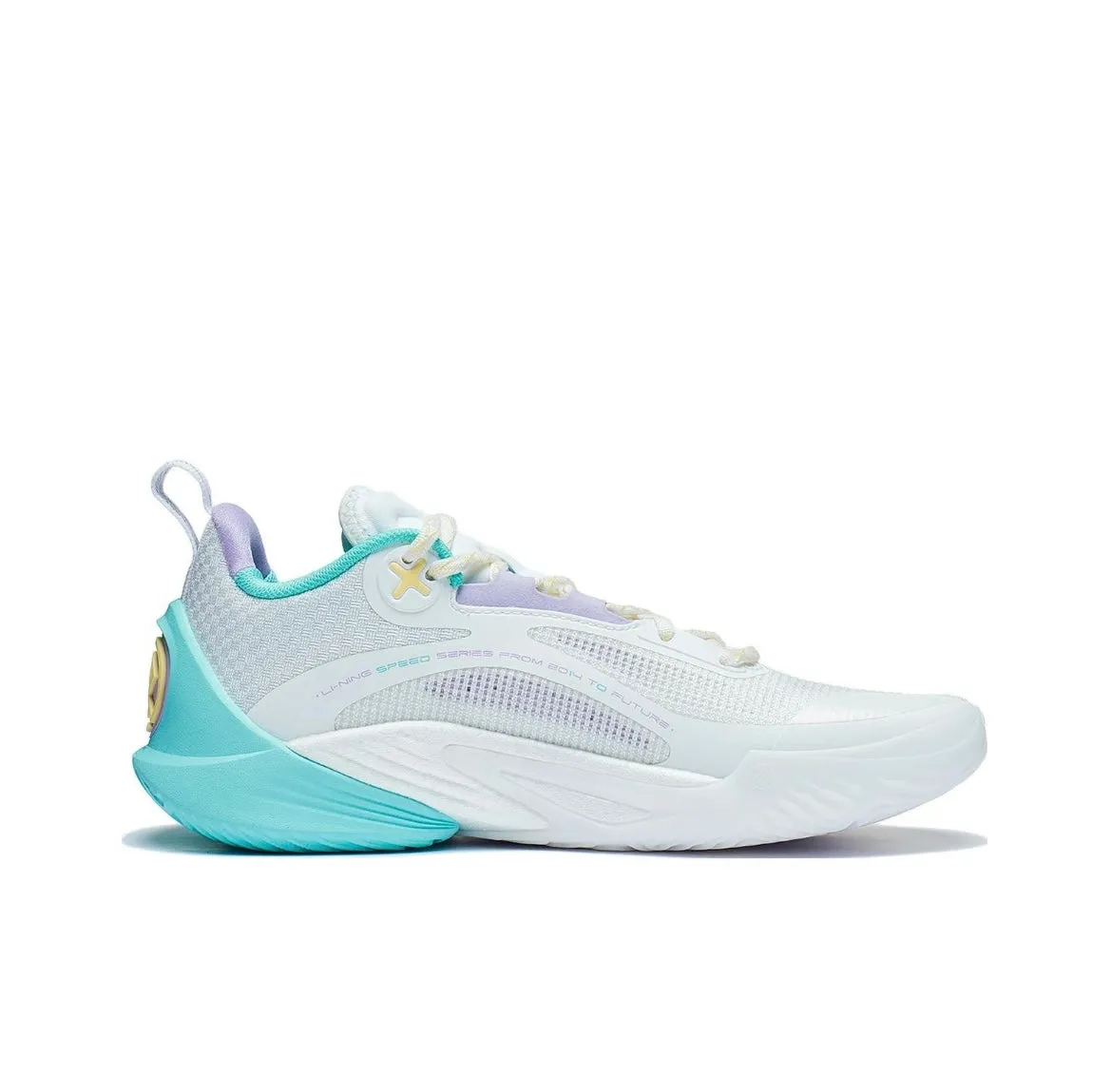 Li-Ning Speed 10 - White/Blue Comfort Walk