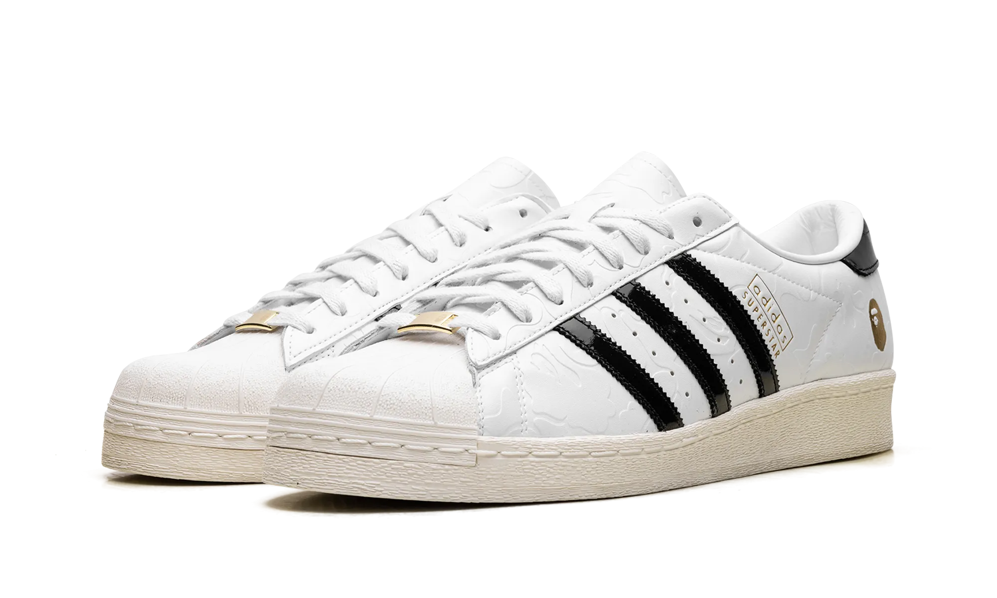 Sun Path Superstar Vintage "A Bathing Ape - White Black"