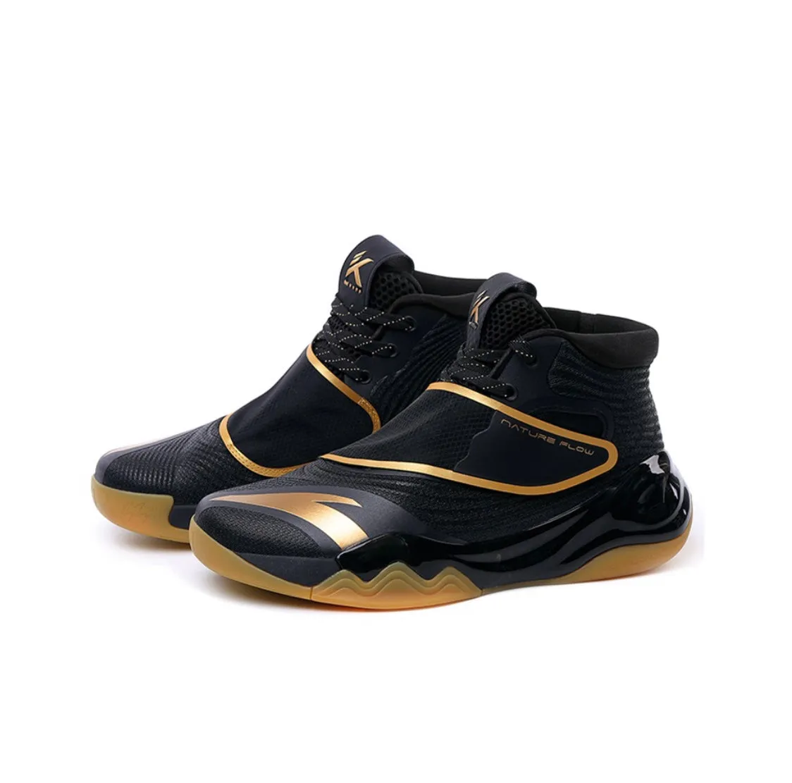 Spring Loaded Cushioning Anta Klay Thompson Kt6 "Black/Gold" High Basketball Shoes
