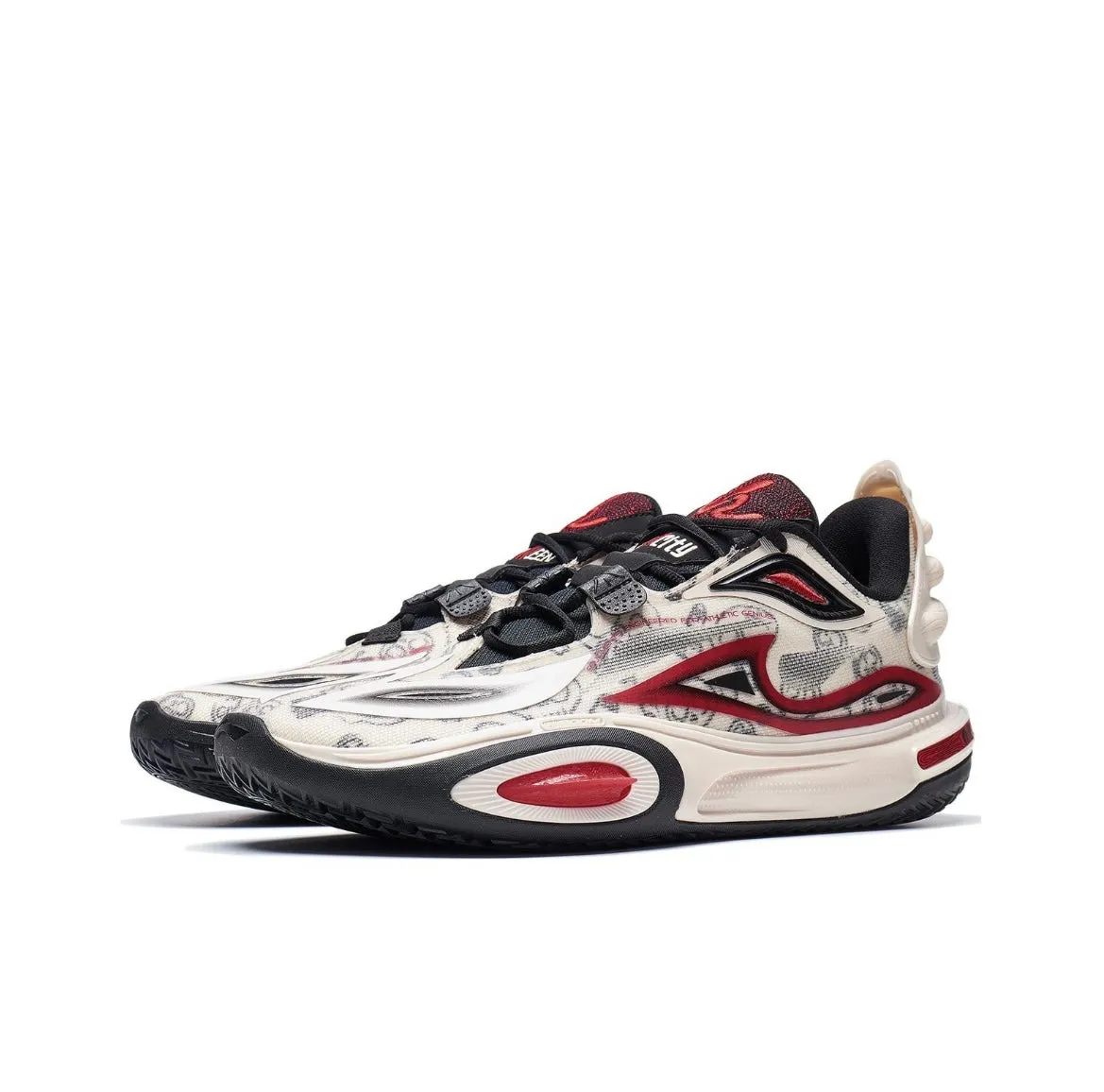 Dynamic Performance Ultra Light Outsole Design Li-Ning Wade All City 11V2 - Halloween