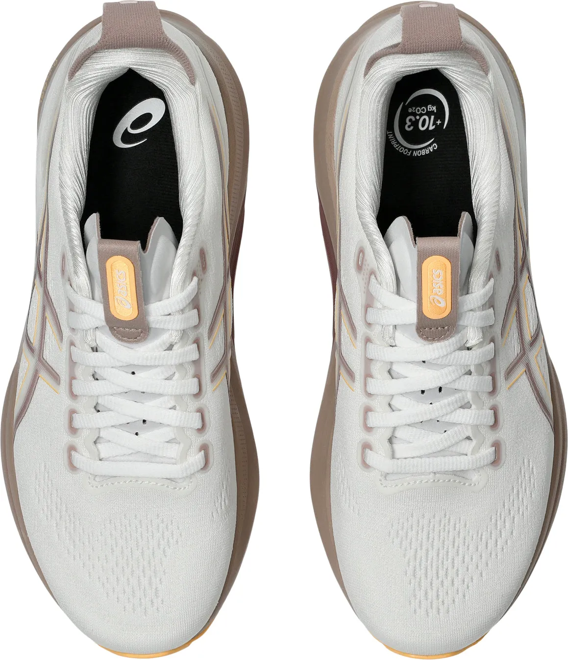 Asics Gel Kayano 32 Womens Running Shoes - White Bonded seams