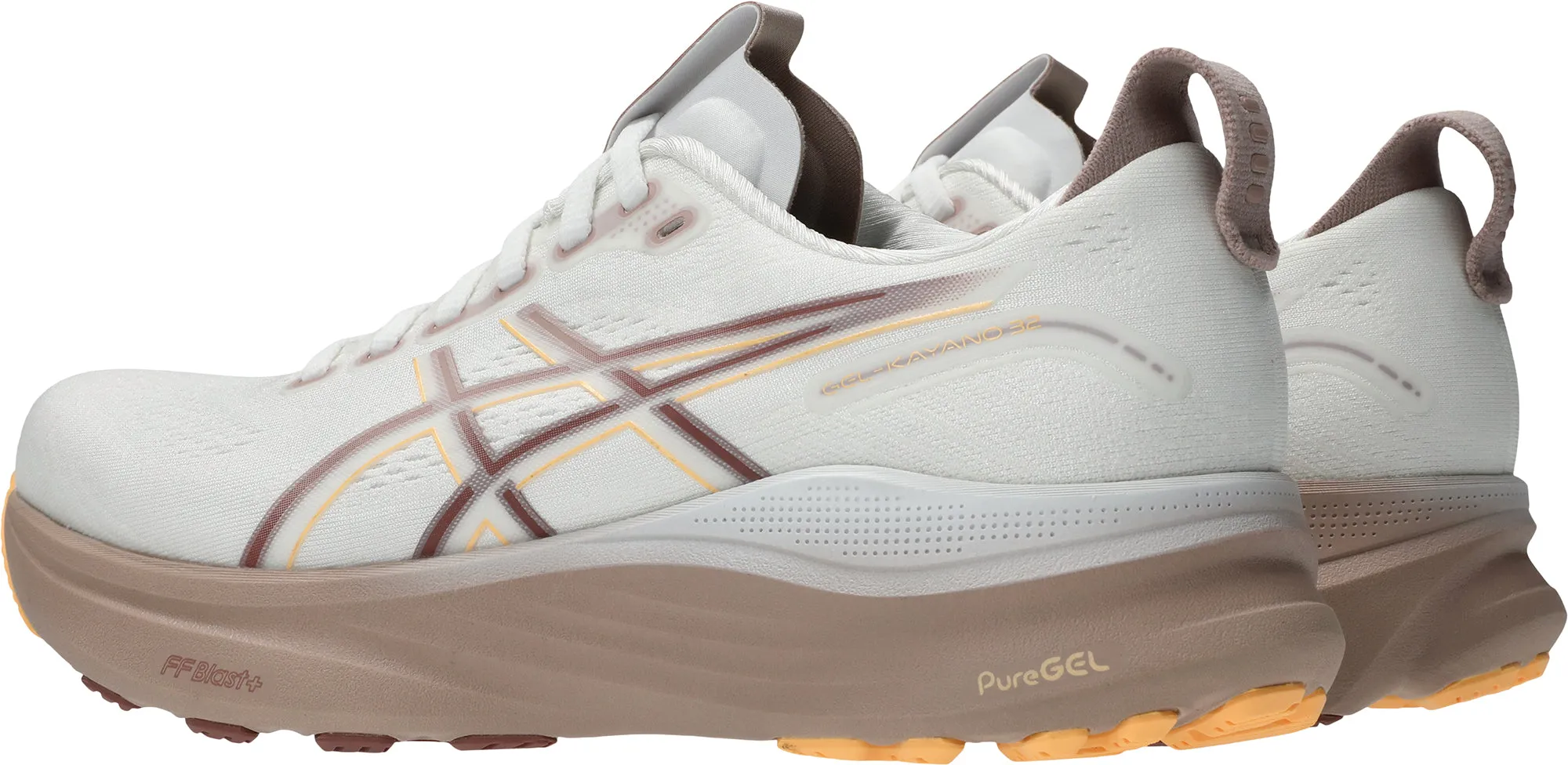 Asics Gel Kayano 32 Womens Running Shoes - White Torsion Stability Frame