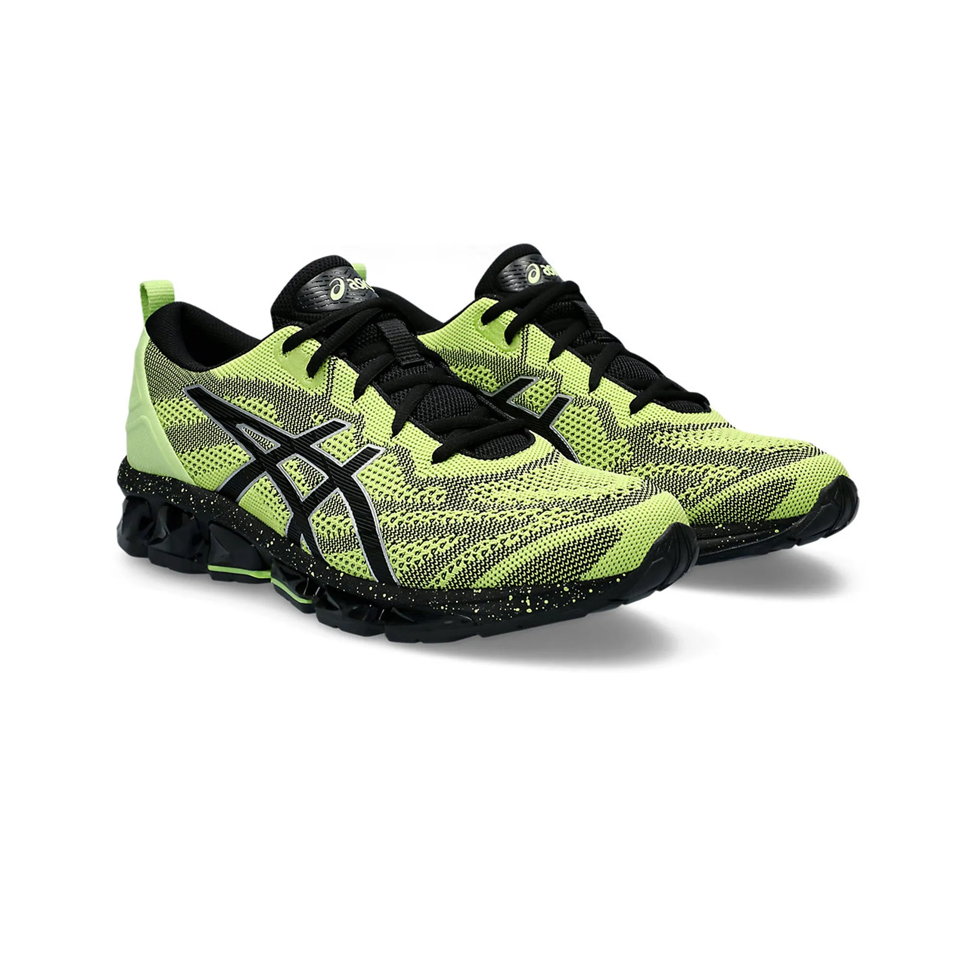 men's performance ASICS Gel Quantum 360 VII Knit 'Lime Green/Black'