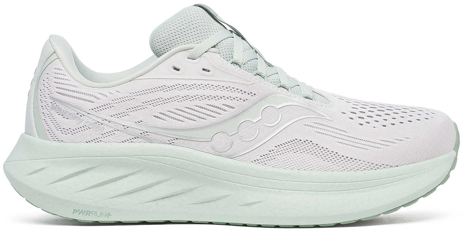 bootie - style shoes Saucony Ride 18 Womens Running Shoes - Grey