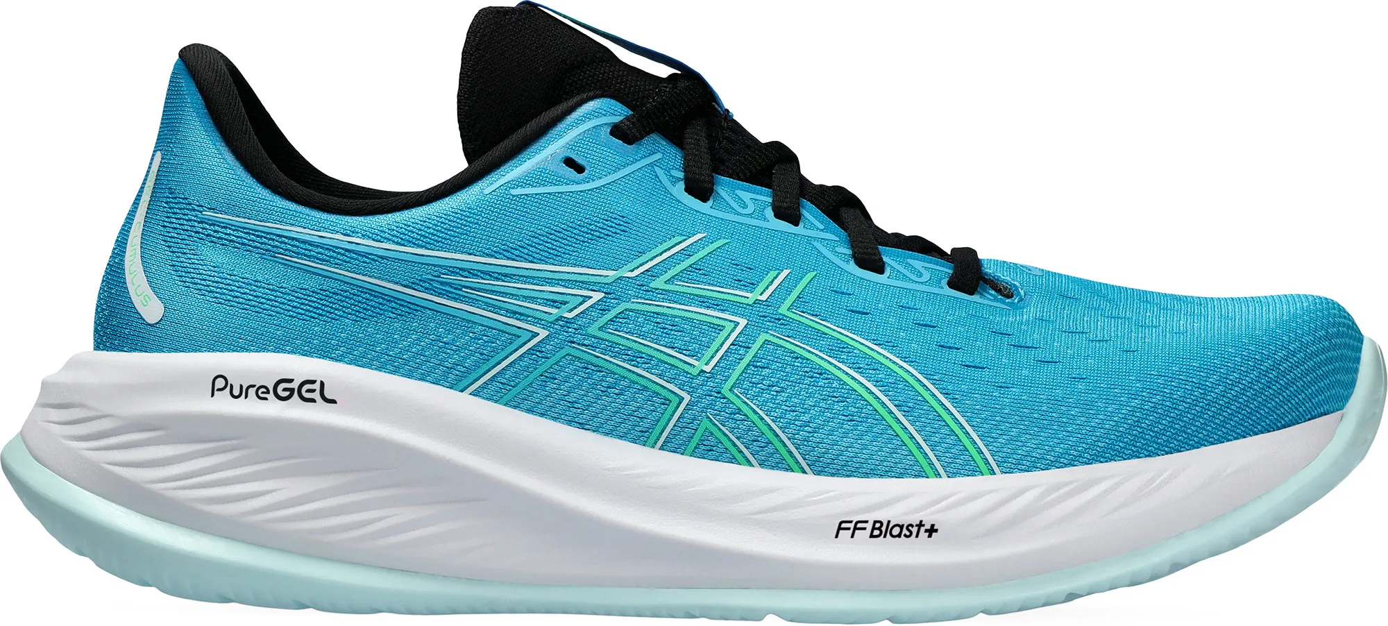 Asics Gel Cumulus 26 Mens Running Shoes - Blue Lightweight Shoes concrete - running shoes
