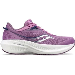 Responsive Ride Feel Saucony Triumph 21 Womens Running Shoes - Purple