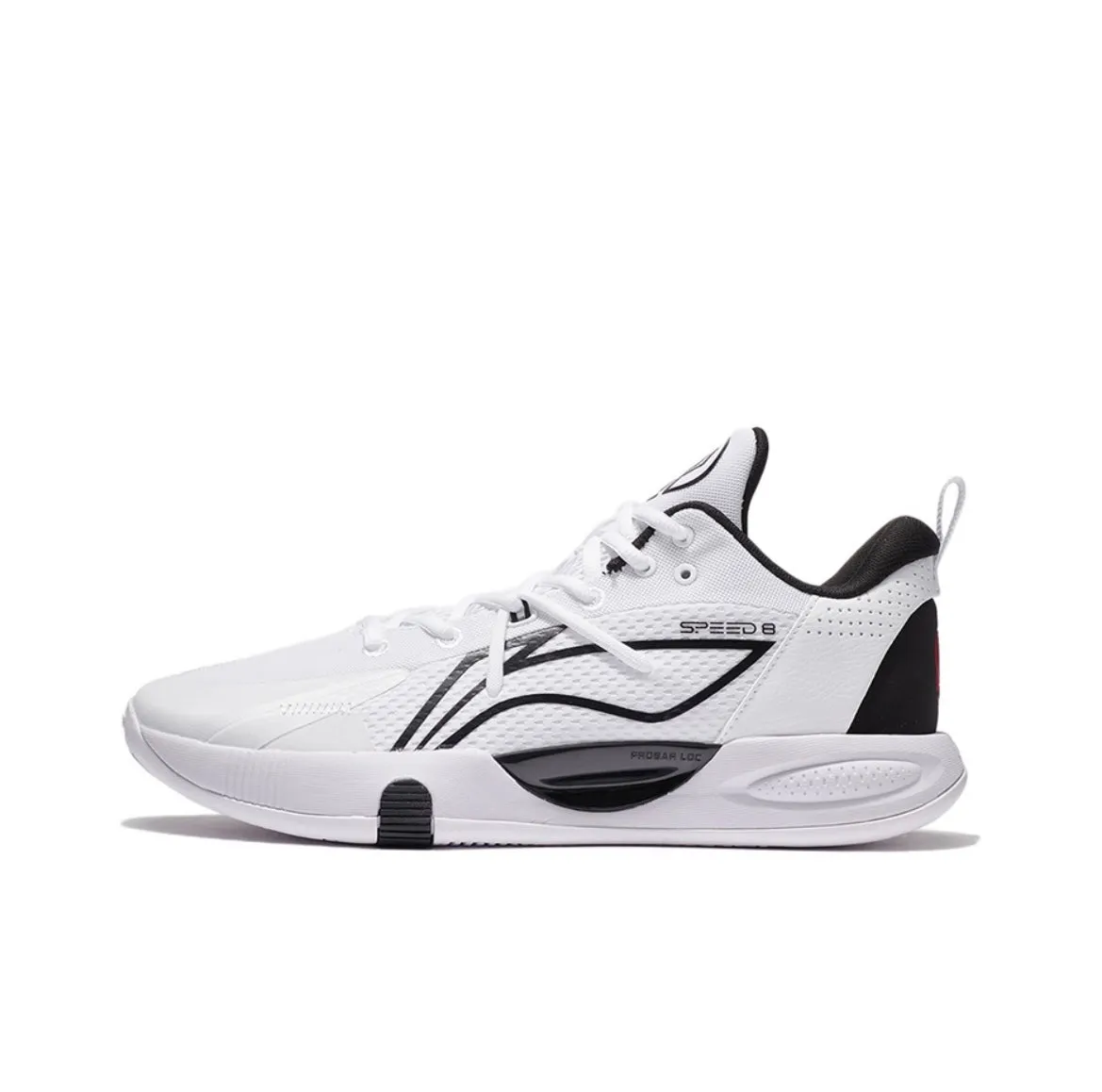 removable insoles Reinforced Midfoot Strap Li-Ning Speed 8 Light Foam - White