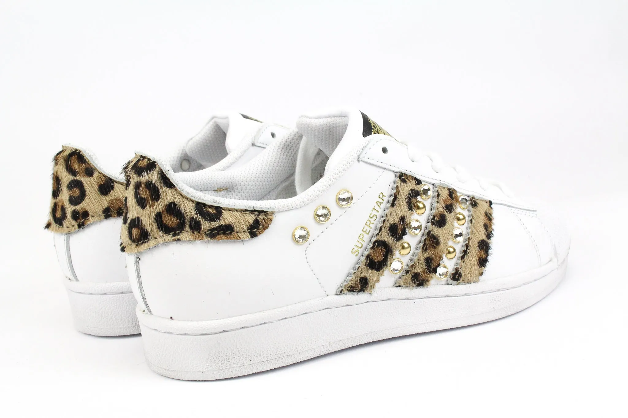 Cushioned work commute Adidas Superstar Maculate Borchie & Strass