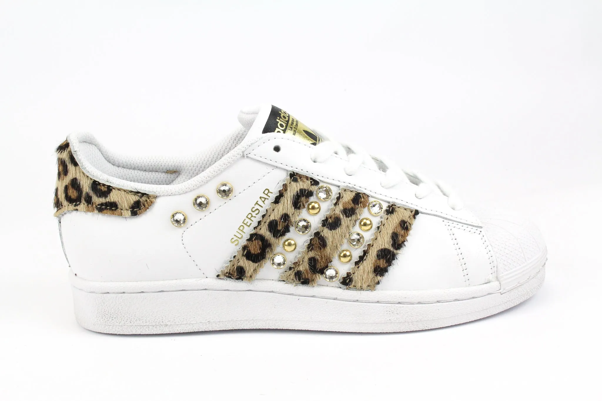 Adidas Superstar Maculate Borchie & Strass Zipper Closure Grip Hike