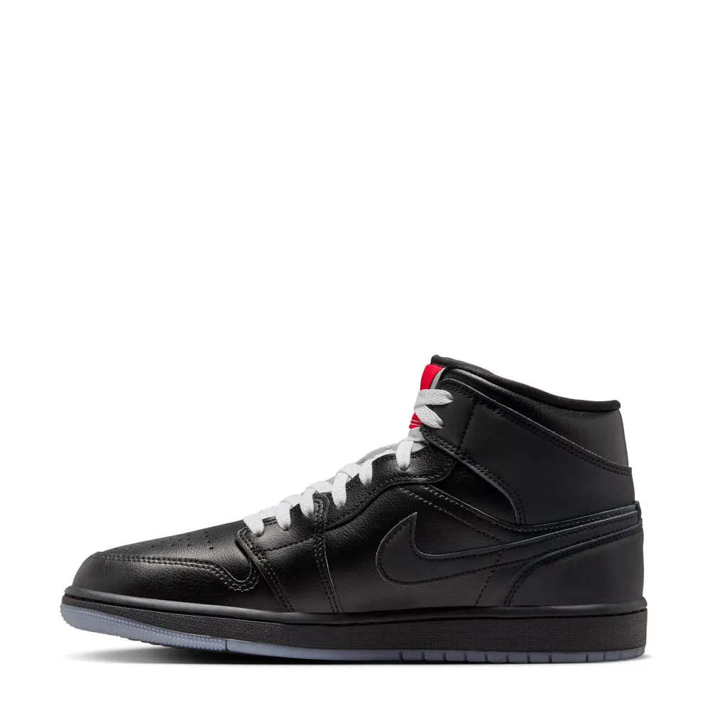 AJ 1 Mid SE - Mens Snow Grip Stretchable Collar Design
