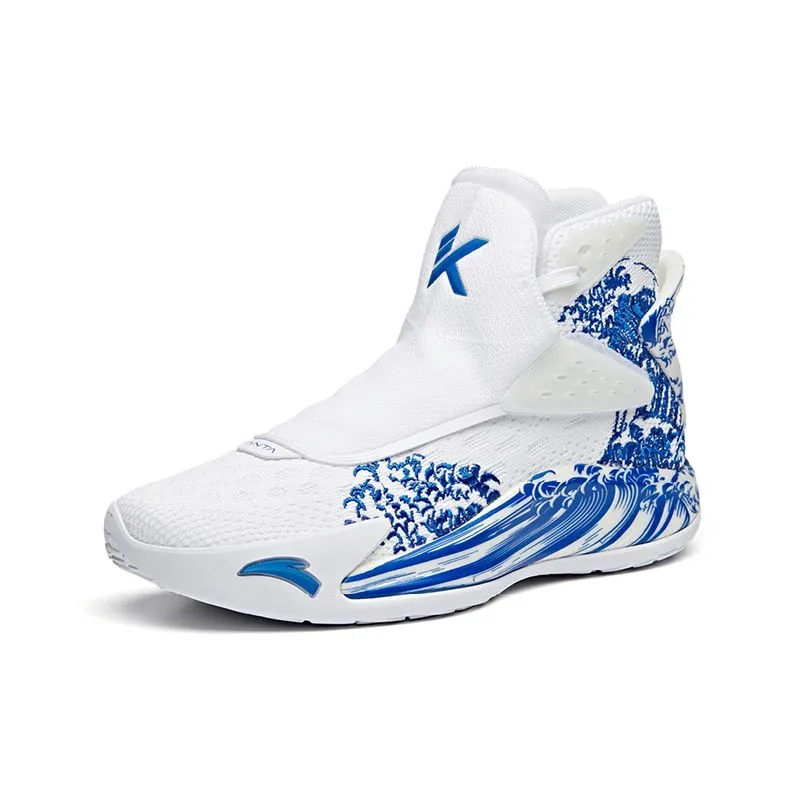 Air Flow System Comfortable fit Anta Men's Klay Thompson Kt5 Pro ??Wave?? White/Blue
