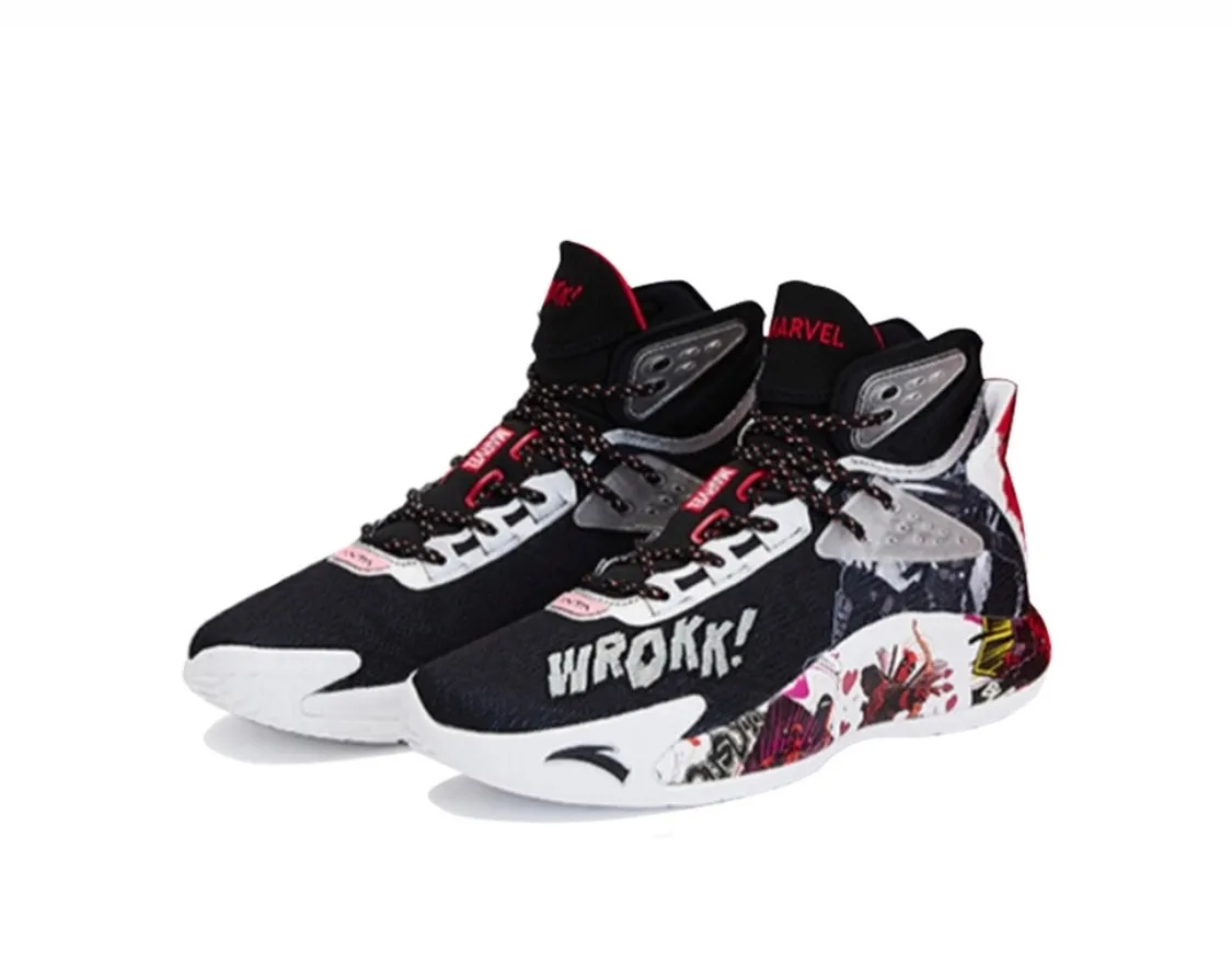Comfortable Support Cushioned Medial Post Marvel x Anta Men's Kt5 Deadpool