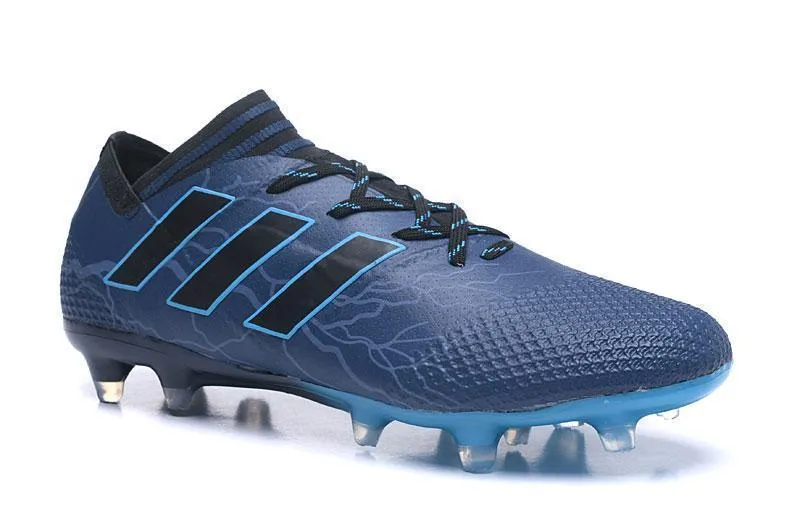 Padded Tongue New Adidas Nemeziz 17  360 Agility FG Soccer Cleats Shoes Blue Core Black