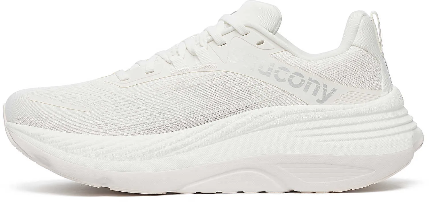 Saucony Hurricane 24 Mens Running Shoes - White nylon running wear