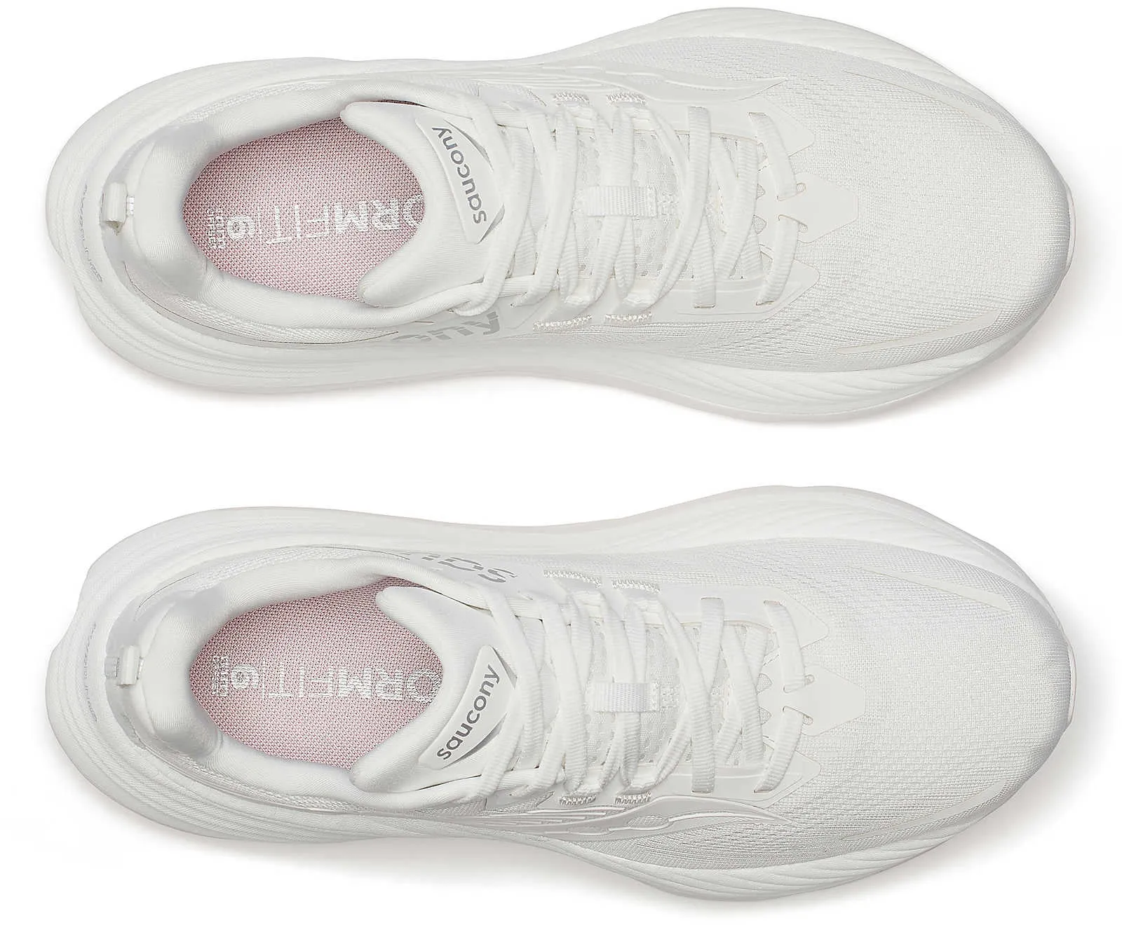 charity - run Saucony Hurricane 24 Mens Running Shoes - White