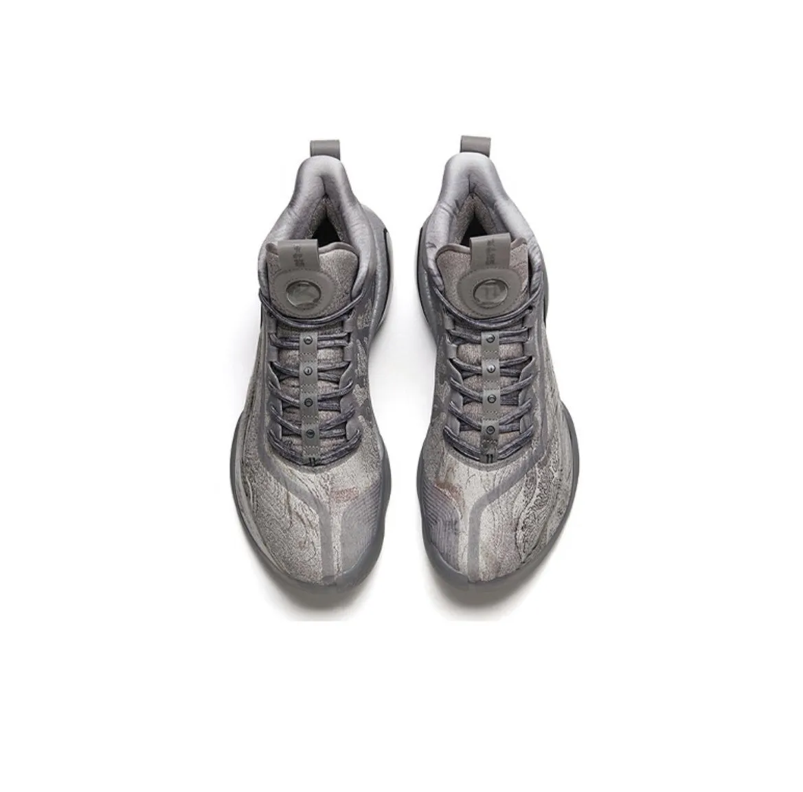 Engineered Knit Zone Wedge Sole Anta Men's Klay Thompson Kt7 ??Twelve Waters Map?? Basketball Sheos
