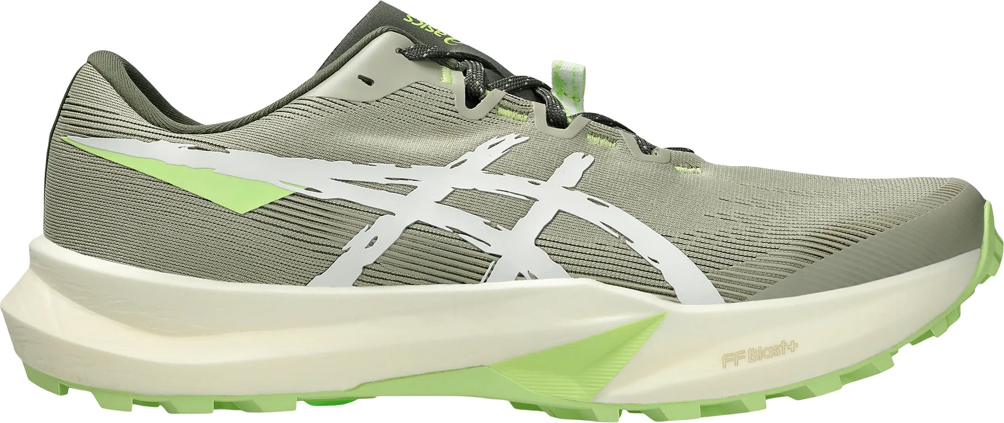 Asics Fuji Lite 6 Mens Trail Running Shoes - Green Rebound Technology