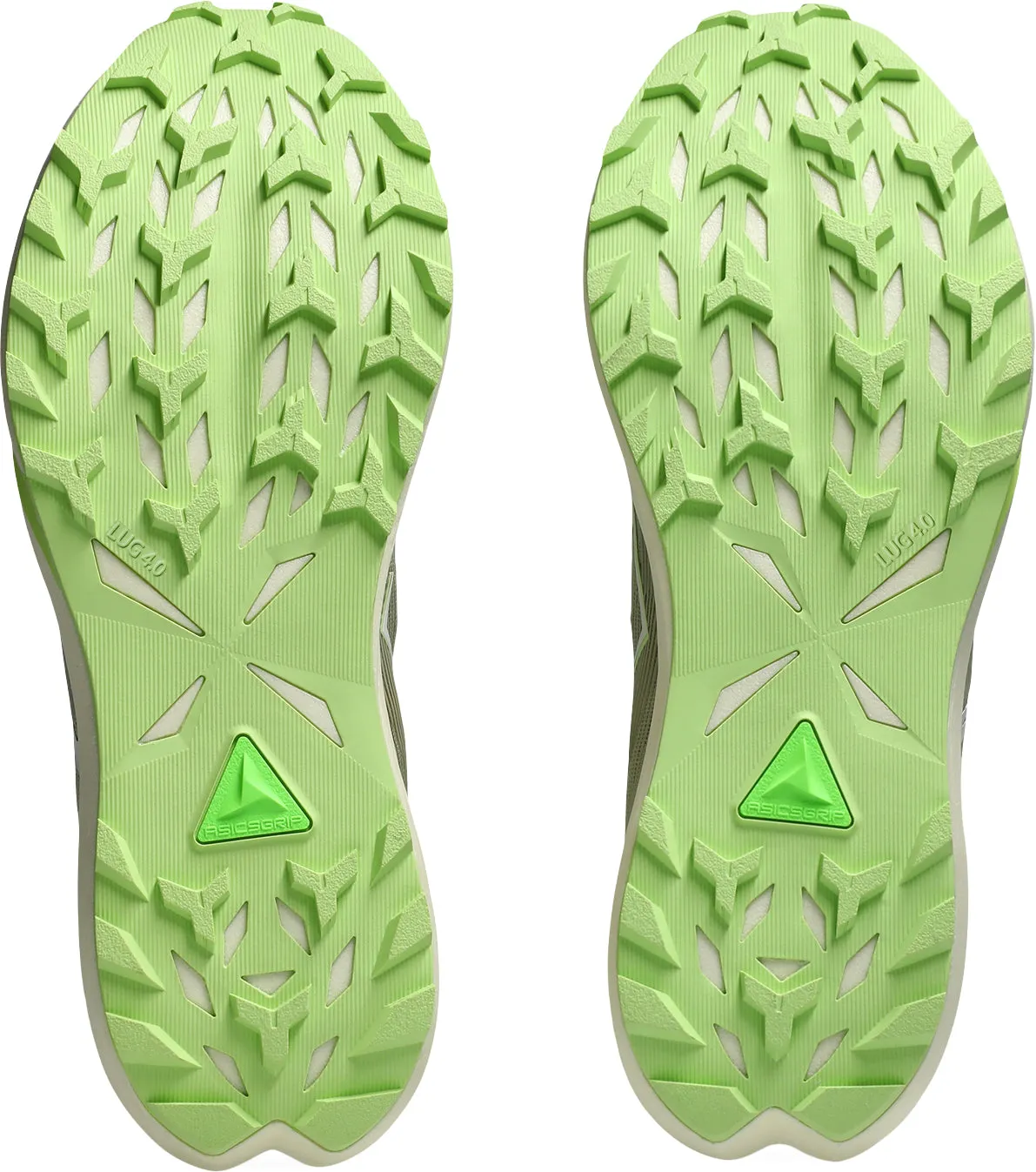 Asics Fuji Lite 6 Mens Trail Running Shoes - Green Seasonal padded - sole running gear