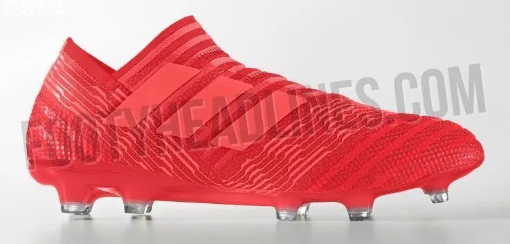 New Adidas Nemeziz FG Agility TPU Soccer Cleats Shoes Red Snug Collar artificial turf
