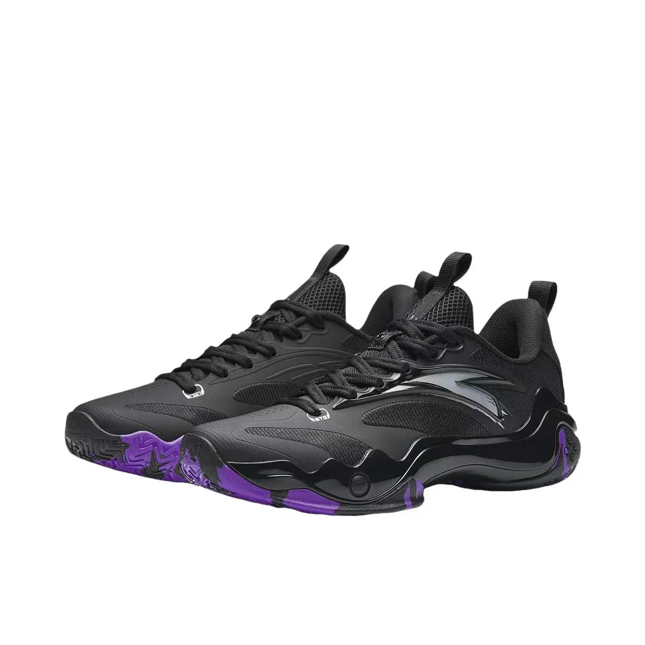 Hard Floor Foot Agility Anta Shock Wave 4 BM - Dark Night Purple