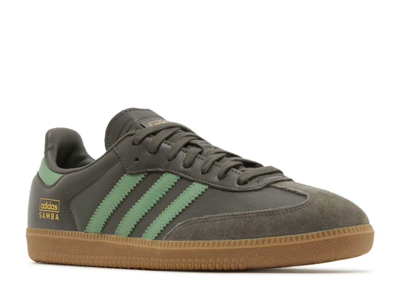 outdoor mode daily runner Adidas Samba OG Shadow Olive Preloved Green