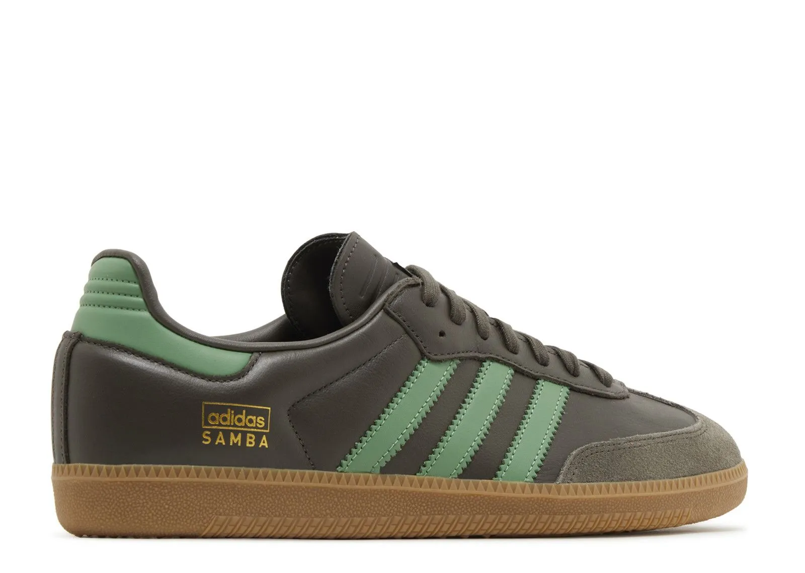 Simple Vibes Ventilated Side Adidas Samba OG Shadow Olive Preloved Green
