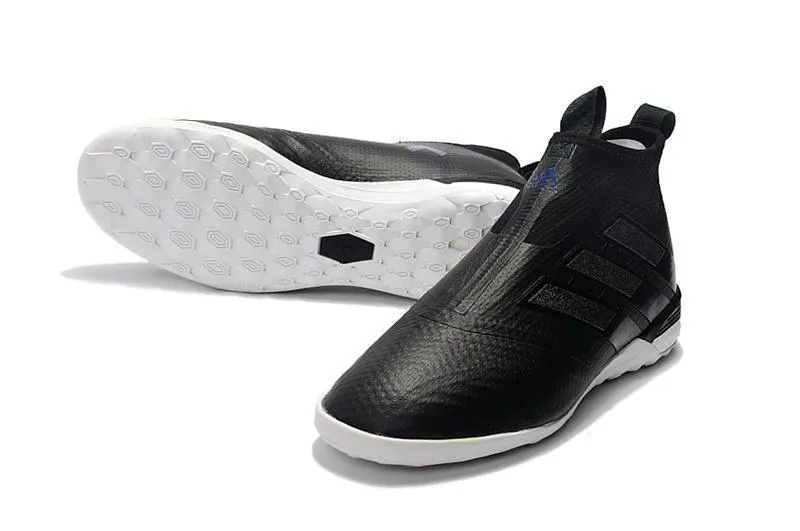 ground contact Stable Footing New Adidas Magnetic Storm Series IC Grass Spikes Soccer Cleats Shoes Black