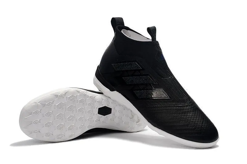 New Adidas Magnetic Storm Series IC Grass Spikes Soccer Cleats Shoes Black Footwear Gear